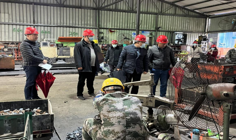 市人防办一行到我司开展复工复产安全检查工作